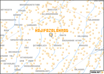 map of Hāji Fazal Ahmad