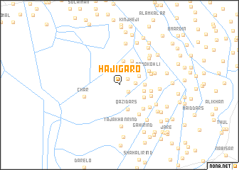 map of Hāji Gāro