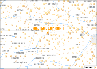 map of Hāji Ghulām Khān