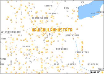 map of Hāji Ghulām Mustafa