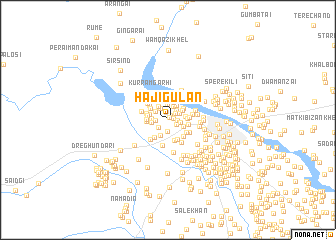 map of Hājīgulān