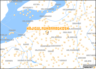 map of Hāji Gul Muhammad Kosh