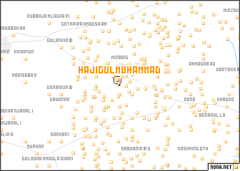map of Hāji Gul Muhammad