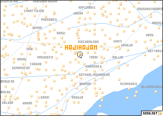 map of Hāji Hajam