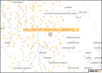 map of Hāji Husain Bakhsh jo Banglo