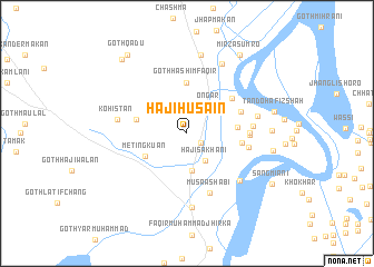 map of Hāji Husain