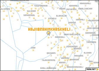 map of Hāji Ibrāhīm Khāskheli