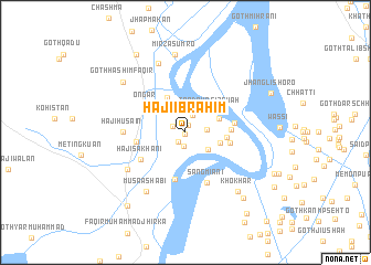 map of Hāji Ibrāhim