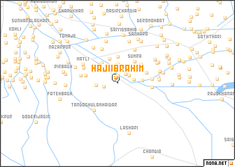 map of Hāji Ibrāhīm