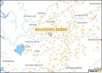 map of Hāji Ismāil Babar