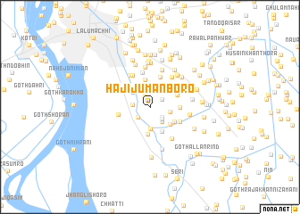 map of Hāji Jumān Boro