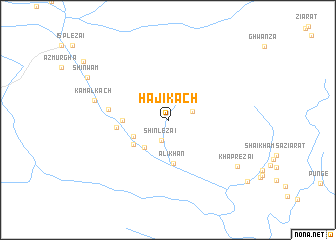 map of Hāji Kach