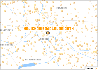map of Hāji Khamīso Jalālāni Goth