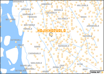 map of Hāji Kharwāla