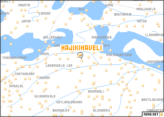 map of Hāji ki Haveli