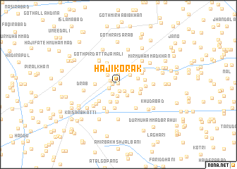 map of Hāji Korak