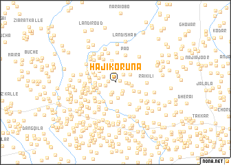 map of Hāji Korūna