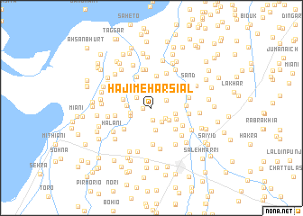 map of Hāji Mehar Siāl