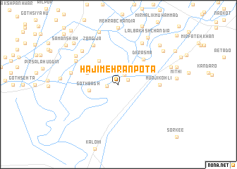 map of Hāji Mehrānpota