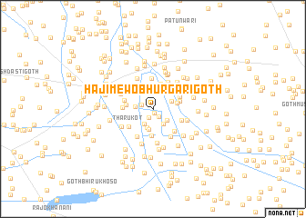 map of Hāji Mewo Bhurgari Goth