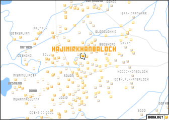 map of Hāji Mīr Khān Baloch