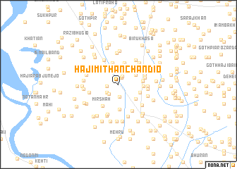 map of Hāji Mithan Chāndio