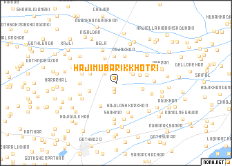 map of Hāji Mubārik Khotri