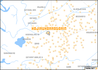 map of Hāji Muhammad Amīn