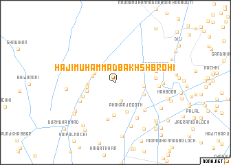 map of Hāji Muhammad Bakhsh Brohi