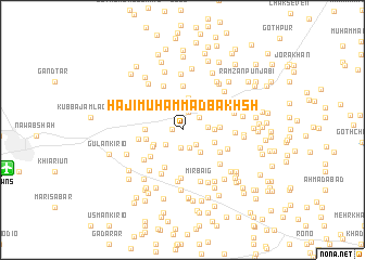 map of Hāji Muhammad Bakhsh