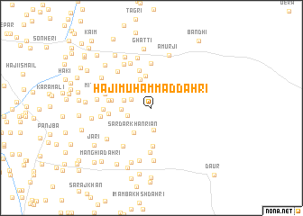 map of Hāji Muhammad Dāhri