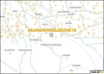 map of Hāji Muhammad Jagsheya