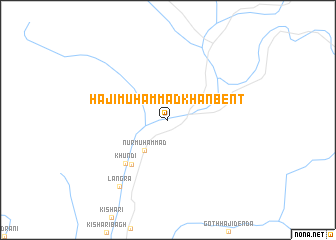 map of Hāji Muhammad Khān Bent