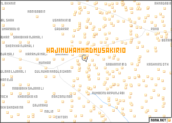 map of Hāji Muhammad Mūsa Kirio