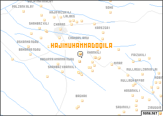 map of Hāji Muhammado Qila