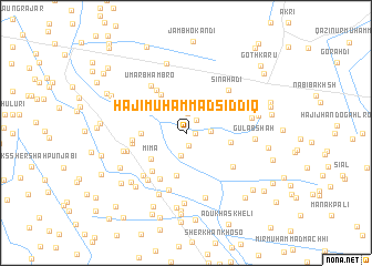 map of Hāji Muhammad Siddīq
