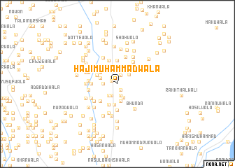 map of Hāji Muhammadwāla