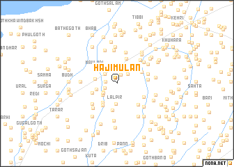 map of Hāji Mulan