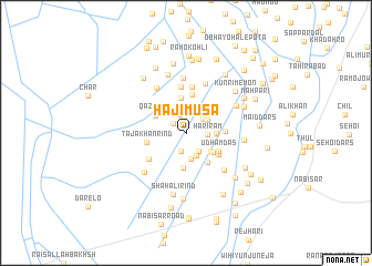 map of Hāji Mūsa
