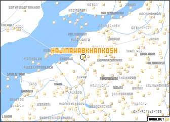 map of Hāji Nawāb Khān Kosh