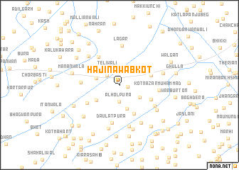 map of Haji Nawāb Kot
