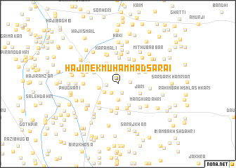 map of Hāji Nek Muhammad Sarāi