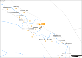 map of Hajīn