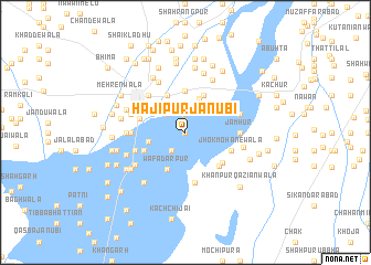 map of Hājīpur Janūbi