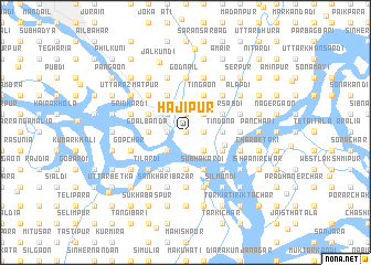 map of Hājīpur