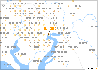 map of Hājīpur