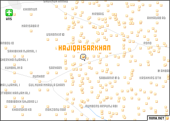 map of Hāji Qaisar Khān