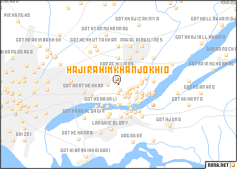 map of Hāji Rahīm Khān Jokhio