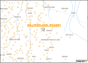 map of Hāji Rānjho Lashāri