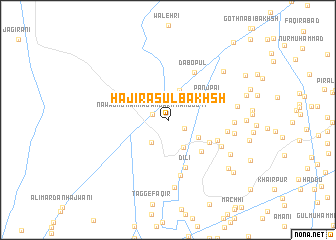 map of Hāji Rasūl Bakhsh